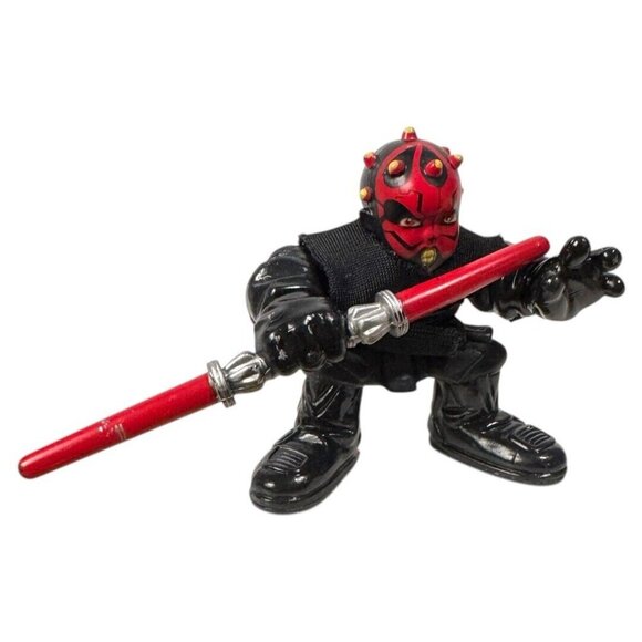 STAR WARS Mix lot Galactic Heroes JABBA Rancor LUKE C3PO 2001 - Picture 6 of 9